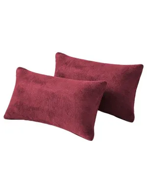 Rhubarb Snuggle Fleece Pillowcase Pair by null, a Pillow Cases for sale on Style Sourcebook