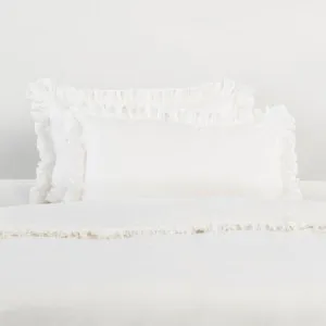 Vintage Quilt Cover Set - Softwash Cotton, King, Forest Green Melange - Canningvale by Canningvale_Vintage, a Sheets for sale on Style Sourcebook