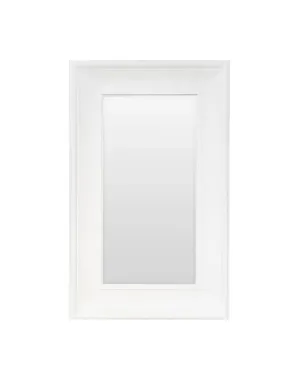 Bates White Floor Mirror 125cm x 201cm by Luxe Mirrors, a Mirrors for sale on Style Sourcebook