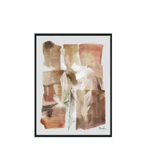 Hand-Painted Abstract Shapes Wall Art Canvas 120 x 90 cm by Luxe Mirrors, a Prints for sale on Style Sourcebook