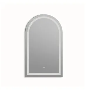 Arched LED Bathroom Wall Mirror 100cm x 60cm by Luxe Mirrors, a Illuminated Mirrors for sale on Style Sourcebook