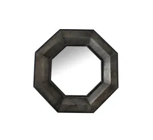 King Octagonal Metal Wall Mirror by Luxe Mirrors, a Mirrors for sale on Style Sourcebook