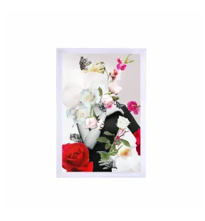 Mystery Woman Framed Wall Art 90cm x 60cm by Luxe Mirrors, a Prints for sale on Style Sourcebook