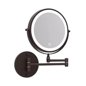 Avery Extendable and Double-Sided Makeup Mirror BR by Luxe Mirrors, a Illuminated Mirrors for sale on Style Sourcebook
