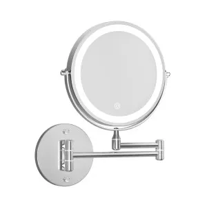 Avery Extendable and Double-Sided Makeup Mirror by Luxe Mirrors, a Illuminated Mirrors for sale on Style Sourcebook