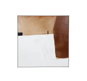 Dream Ochre Canvas Oil Painting Large 140cm x 140cm by Luxe Mirrors, a Prints for sale on Style Sourcebook