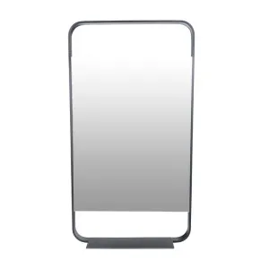 Luxe Lyon Matt Black Metal Frame Bathroom Mirror - 55cm x 100cm by Luxe Mirrors, a Vanity Mirrors for sale on Style Sourcebook