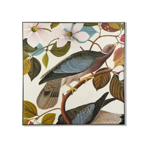 Life of Bird Wall Art Canvas 140 cm X 140 cm by Luxe Mirrors, a Painted Canvases for sale on Style Sourcebook