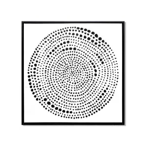Dots of the Circle Wall Art Canvas 105 cm X 105 cm by Luxe Mirrors, a Prints for sale on Style Sourcebook