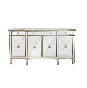 Antique Mirrored Sideboard/Buffet 180cm x 51cm x 99cm by Luxe Mirrors, a Sideboards, Buffets & Trolleys for sale on Style Sourcebook