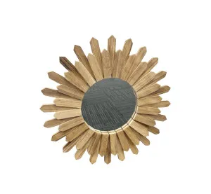 Round Spike Wall Mirror 46cm by Luxe Mirrors, a Mirrors for sale on Style Sourcebook