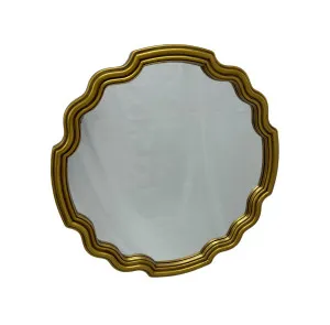Vintage Wavy Sunburst Wall Mirror 80cm by Luxe Mirrors, a Mirrors for sale on Style Sourcebook