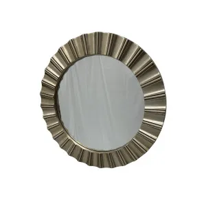 Silver Vintage Style Wall Mirror 65cm by Luxe Mirrors, a Mirrors for sale on Style Sourcebook