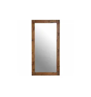 Brown Woodgrain Nordic Full Length Mirror 183cm x 91cm by Luxe Mirrors, a Mirrors for sale on Style Sourcebook