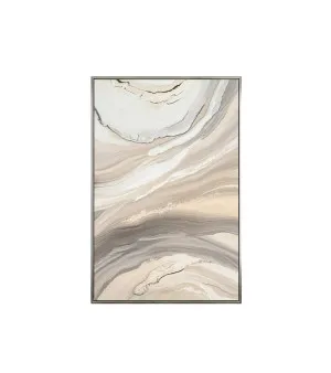 Waves of Stone Wall Art Canvas 120cm x 80cm by Luxe Mirrors, a Prints for sale on Style Sourcebook