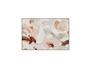 Soft Ember Strokes Wall Art Canvas 120cm x 80cm by Luxe Mirrors, a Prints for sale on Style Sourcebook