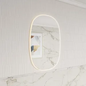 580mm, Brushed Nickel by Luxe Mirrors, a Vanity Mirrors for sale on Style Sourcebook