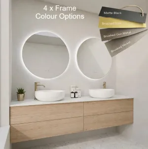 Matte Black, 800mm by Luxe Mirrors, a Vanity Mirrors for sale on Style Sourcebook