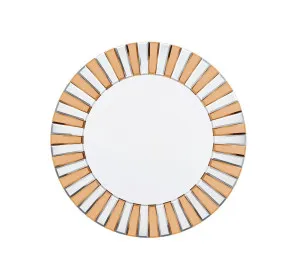 Geometric Sunburst Wall Mirror 60cm by Luxe Mirrors, a Mirrors for sale on Style Sourcebook