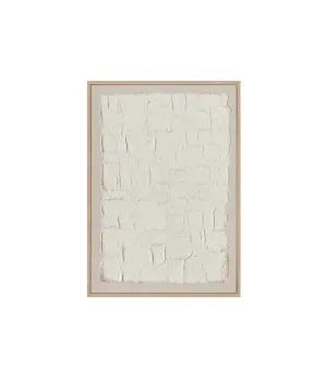 Hand-Painted Limewash Grid Wall Art Canvas 70cm x 100cm by Luxe Mirrors, a Prints for sale on Style Sourcebook
