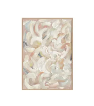 Hand-Painted Gentle I Motion Wall Art Canvas 70cm x 100cm by Luxe Mirrors, a Prints for sale on Style Sourcebook