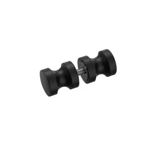 Industry Shower Door Knob IEK8 Matte Black by Estelle, a Door Hardware for sale on Style Sourcebook