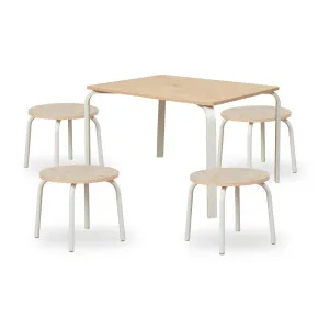 Mini Brixton Cream Four Seater Set - Mocka by Mocka., a Kids Play Furniture for sale on Style Sourcebook