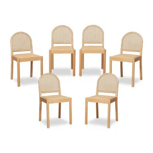 Mateo Dining Chair - Natural Set of Six Bundle - Mocka by Mocka., a Dining Chairs for sale on Style Sourcebook