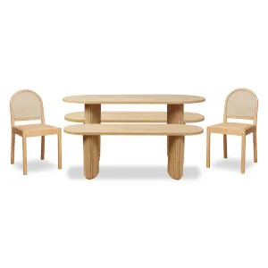 Amara Table Benches and Mateo Five Piece Dining Set - Natural - Mocka by Mocka., a Benches for sale on Style Sourcebook