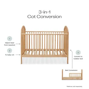 Archie Natural 3-in-1 Cot Conversion Bundle - Mocka by Mocka., a Cots & Bassinets for sale on Style Sourcebook