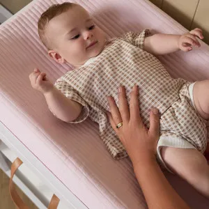 Mocka Cotton Change Mat Cover - Blush Pink by Mocka., a Changing Tables for sale on Style Sourcebook