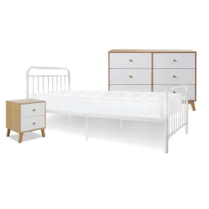 Sonata White King Single Four Piece Bedroom Set - Mocka by Mocka., a Beds & Bed Frames for sale on Style Sourcebook