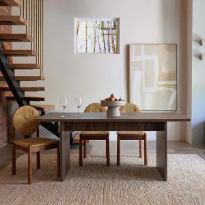 Montana Four Seater Dining Table - Walnut - Mocka by Mocka., a Dining Tables for sale on Style Sourcebook