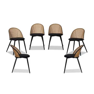 Avila Dining Chair - Black Set of Six Bundle - Mocka by Mocka., a Dining Chairs for sale on Style Sourcebook