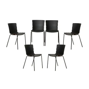 Ravello Outdoor Dining Chair - Black Set Of Six Bundle - Mocka by Mocka., a Outdoor Chairs for sale on Style Sourcebook