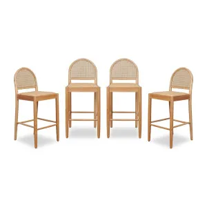 Mateo Bar Stool - Natural Set of Four Bundle - Mocka by Mocka., a Stools for sale on Style Sourcebook