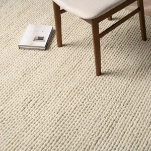 Charlotte Braided Wool Rug - Large - Natural Marle - Mocka by Mocka., a Contemporary Rugs for sale on Style Sourcebook