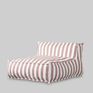 Lola Chaise Terracotta Stripe by Florabelle Living, a Outdoor Sofas for sale on Style Sourcebook