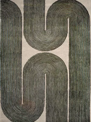 Viper Rug Handtufted Wool | Olive by Tallira by The Rug Collection, a Contemporary Rugs for sale on Style Sourcebook