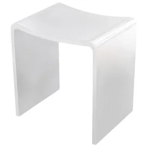 Thermogroup Willow Solid Surface Shower Stool - White WS4030W by Thermogroup, a Bathroom Accessories for sale on Style Sourcebook