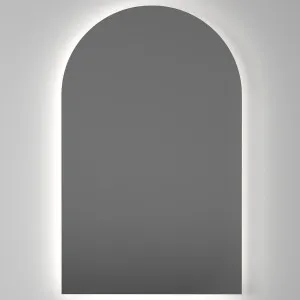 Thermogroup Ablaze 500x800x45 47W Backlit Arch Bathroom Mirror with Demister - Cool Light AS500C by Thermogroup, a Mirrors for sale on Style Sourcebook