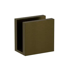 Industry Wall to Glass 90 Degree 10mm Clamp Antique Brass by Estelle, a Shower Hinges for sale on Style Sourcebook