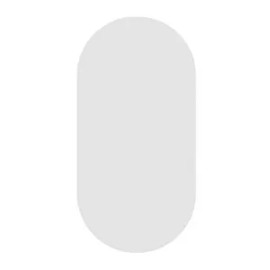 Thermogroup Ablaze 500x1000 Havana Pill White Frame Bathroom Mirror HP5010W by Thermogroup, a Mirrors for sale on Style Sourcebook