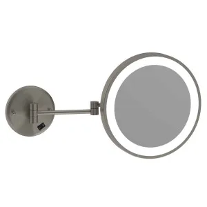 Thermogroup Ablaze 250 3x Magnification Concealed Bathroom Shaving Mirror - Brushed Nickel L252CSMCBN by Thermogroup, a Mirrors for sale on Style Sourcebook