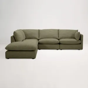 Loft Mini Left Corner Sofa, Luxe Green, by Lounge Lovers by Lounge Lovers, a Sofas for sale on Style Sourcebook
