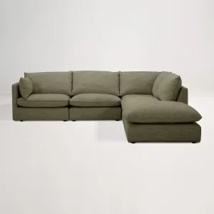 Loft Mini Right Corner Sofa, Luxe Green, by Lounge Lovers by Lounge Lovers, a Sofas for sale on Style Sourcebook