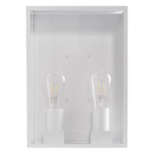 Havit Bayside 2 Light 316 Stainless Steel Outdoor Wall Light - White by Havit, a Wall Lighting for sale on Style Sourcebook
