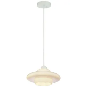Hornby Opal Glass Sculptural Pendant - White by Lighting Inspirations, a Lighting for sale on Style Sourcebook