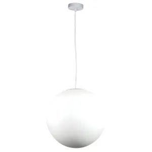 Oriel Lighting Phase White Opal Matte Sphere Pendant - Medium by Oriel Lighting, a Lighting for sale on Style Sourcebook