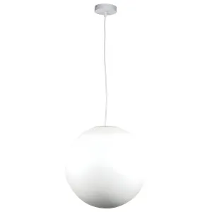 Oriel Lighting Phase White Opal Matte Sphere Pendant - Small by Oriel Lighting, a Lighting for sale on Style Sourcebook
